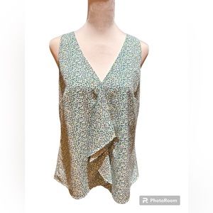 NWOT Ann Taylor Women's Dress Tank Top Fully Lined Size 8 Springy colors